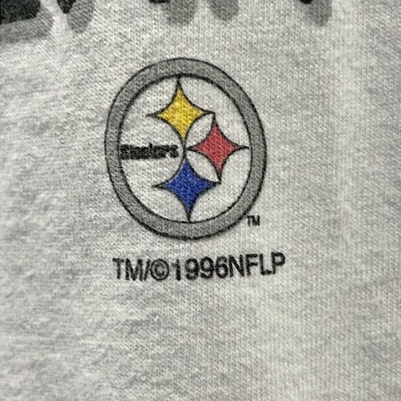 🔥🔥 Vintage PITTSBURGH STEELERS 1996 NFL Helmet Graphic Tee - RARE - Sz Lg - EU - Picture 4 of 8